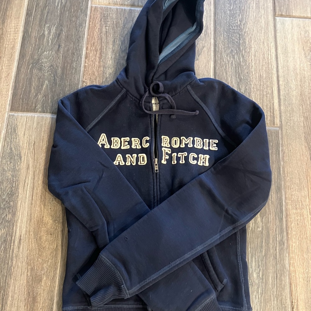 Abercrombie & Fitch Dark Blue Hoodie